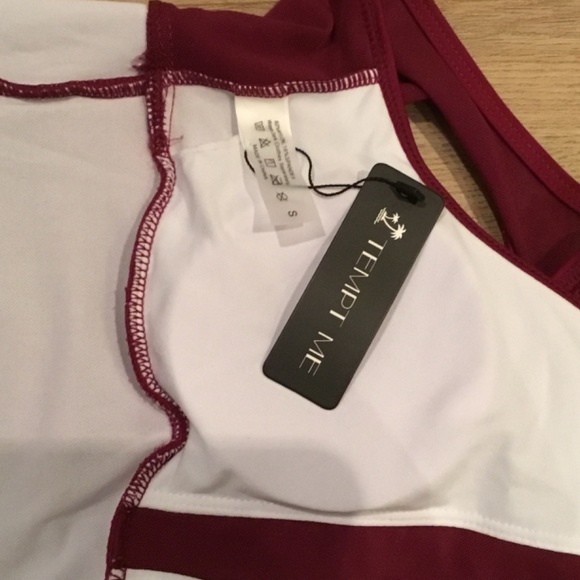 Women’s Deep Plunge See Through Mesh One Piece Bathing suit - Picture 7 of 7